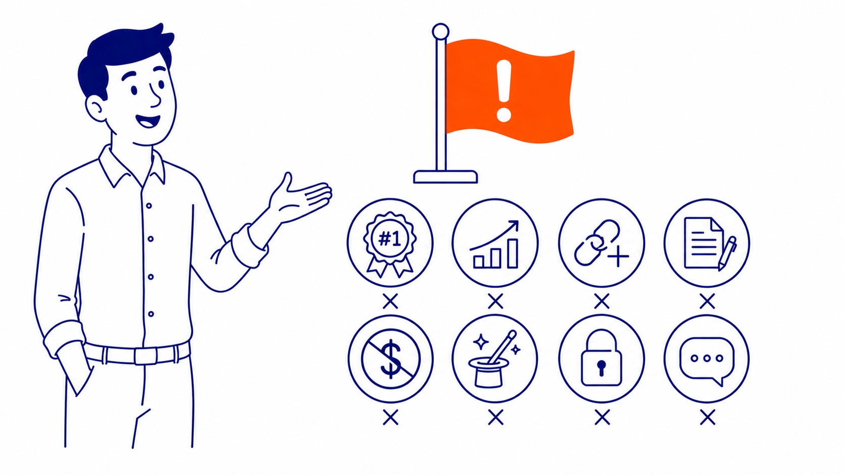 How Do You Measure Success?: Rankings are not the answer. Ask SEO consultants how they connect traffic, leads, and conversions to your business goals. Illustration for what to ask seo consultants.