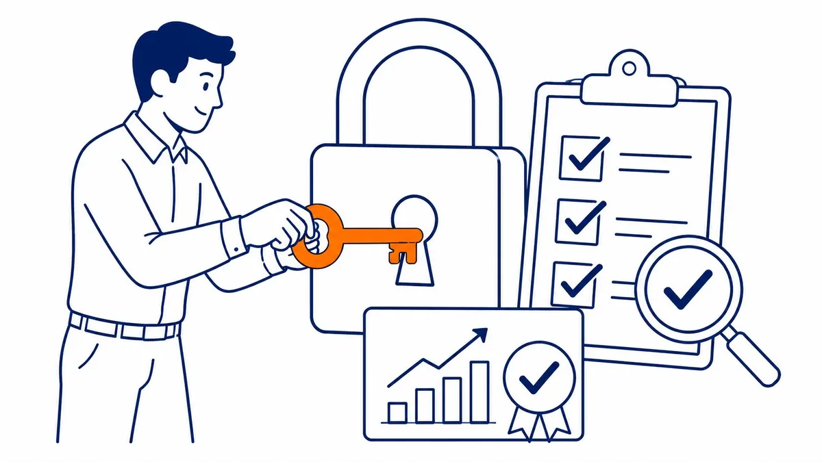 Interview setting with employer asking SEO candidate to verify past ranking results and provide verifiable case studies