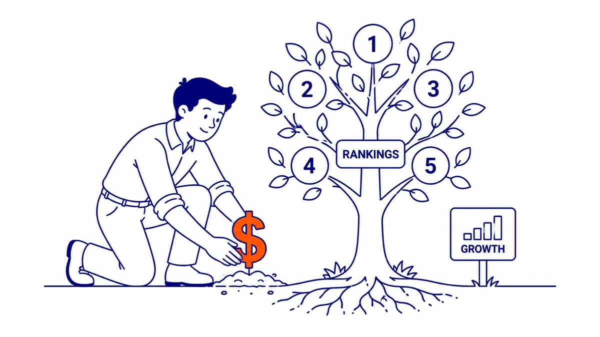 Organic search rankings compound over time — why invest in SEO