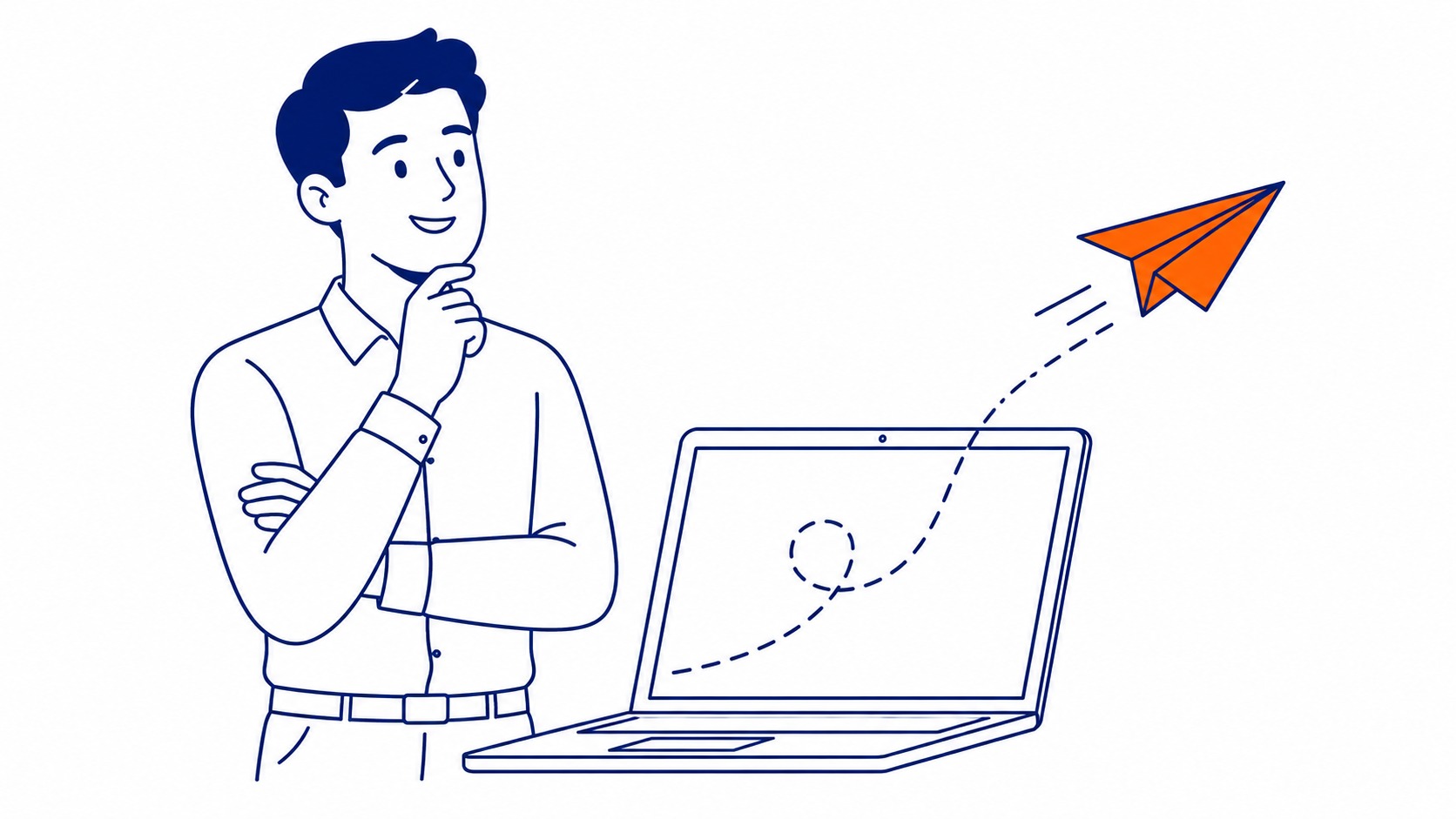 SEO specialist reviewing analytics dashboard alongside an AI chat interface on dual monitors
